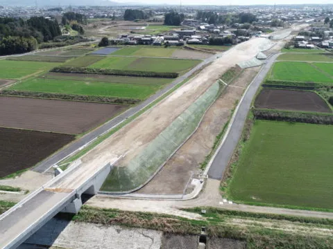宮崎10号都城道路2工区和田地区改良工事 の現場写真