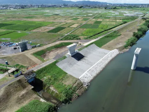 宮崎10号大淀川橋下部工(P2)工事 の現場写真