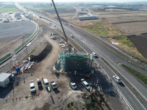 宮崎10号高木IC橋下部工(A1)外工事 の現場写真