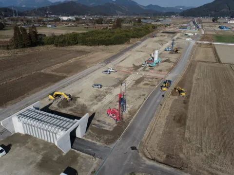 日南・志布志道路益安地区改良２工区（その１）工事 の現場写真
