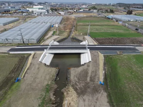 令和５年度緊災防債第1110-01-1号 御手洗川 下ノ山橋上下部工工事 の現場写真