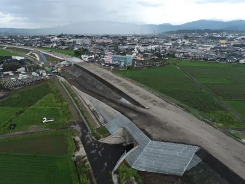 宮崎10号金田地区改良（その９）工事 の現場写真