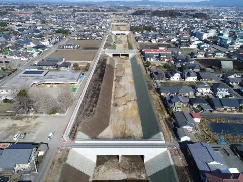 宮崎10号南横市地区改良(その4)外工事 の現場写真